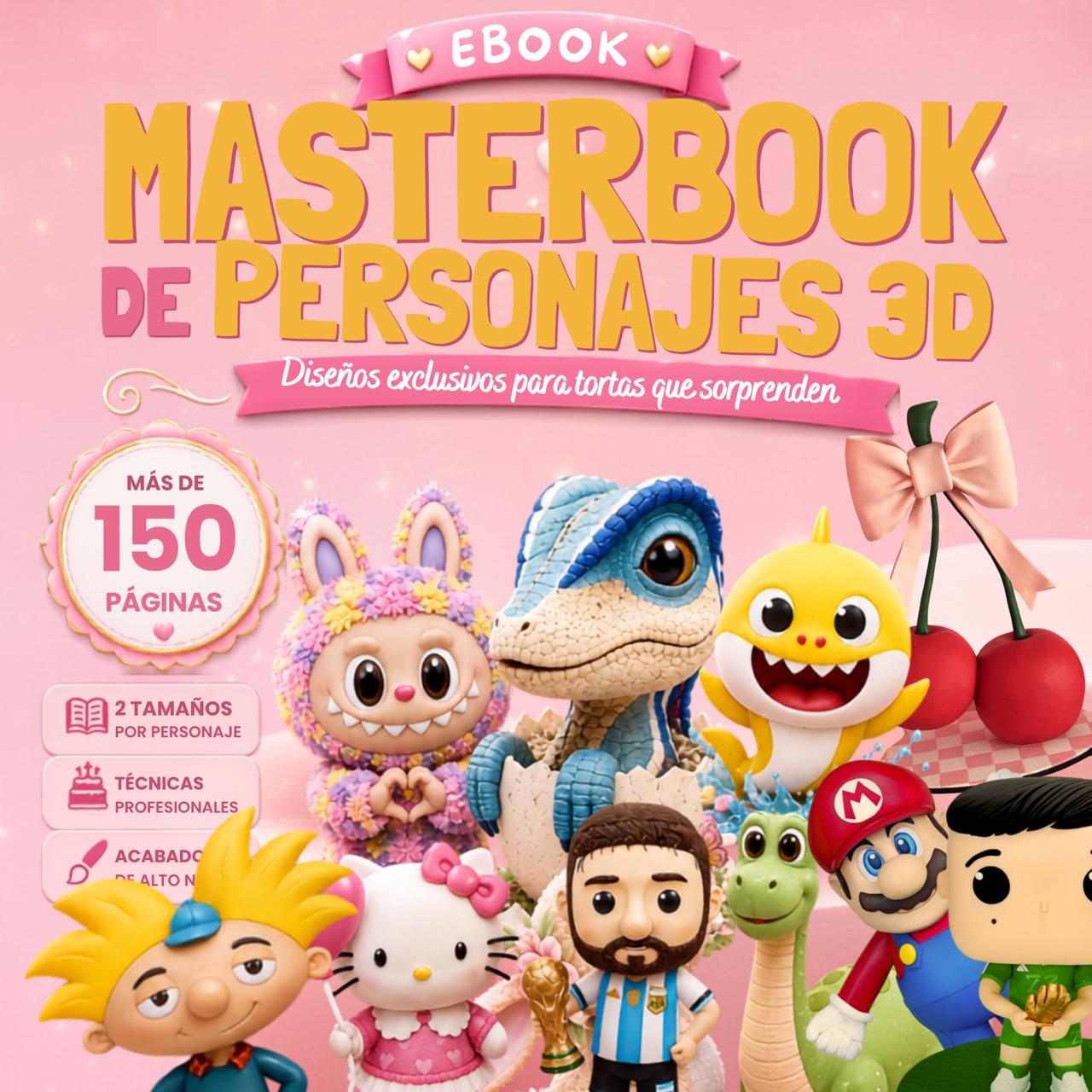 MASTERBOOK de PERSONAJES 3D